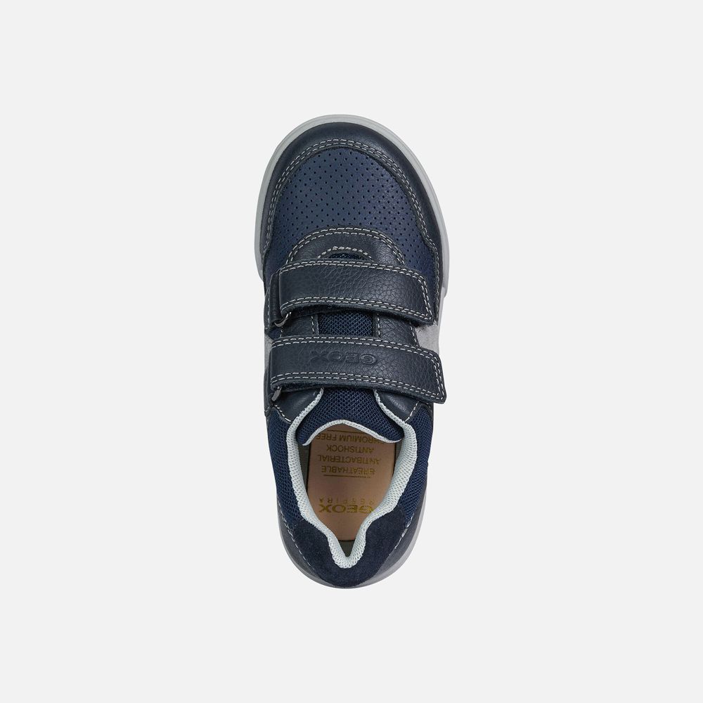 Geox Sneakers Navy Poseido - Geox Boys Shoes - KPQVRW049